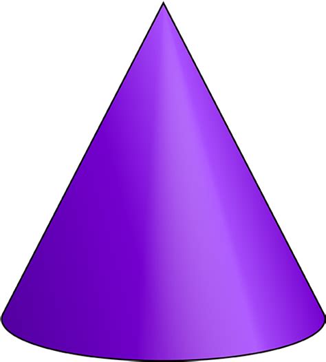 Cone 3 D Shape 3d Shapes Of Cone Clipart Full Size Clipart 947257