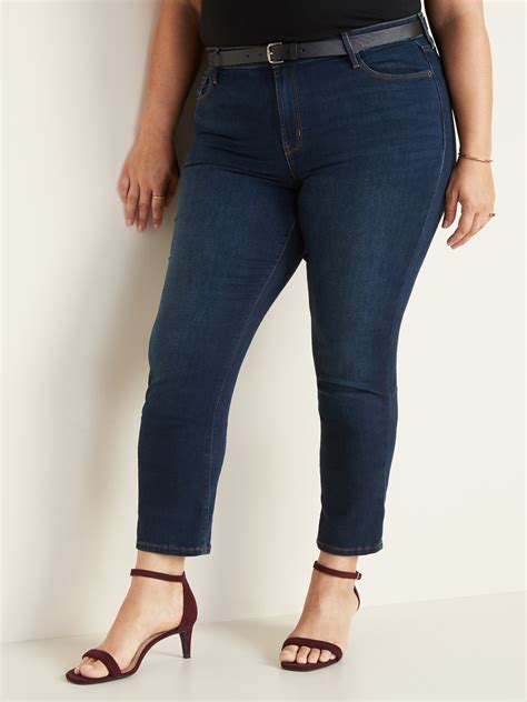 Mid Rise Power Slim Straight Jeans For Women Old Navy