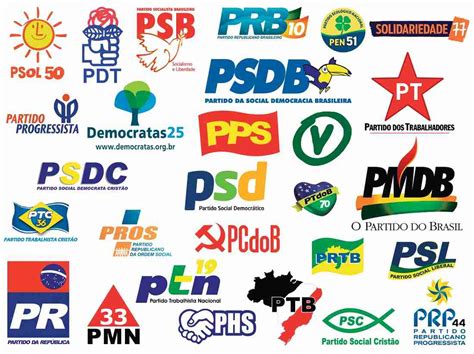 Partido Brasil Os 33 partidos políticos registrados no tribunal