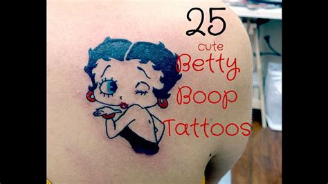 25 Cute Betty Boop Tattoos Youtube