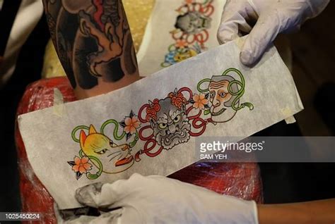This Picture Taken On August 15 2018 Showing Tattoo Artist Bobo Chen