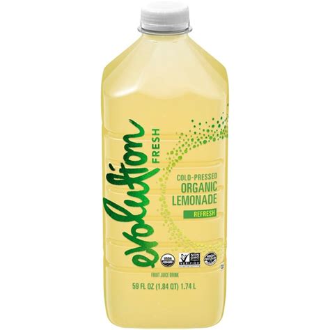 Evolution Fresh Cold Pressed Refresh Organic Lemonade 59 Fl Oz