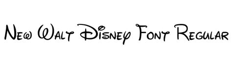 Walt Disney Signature Font