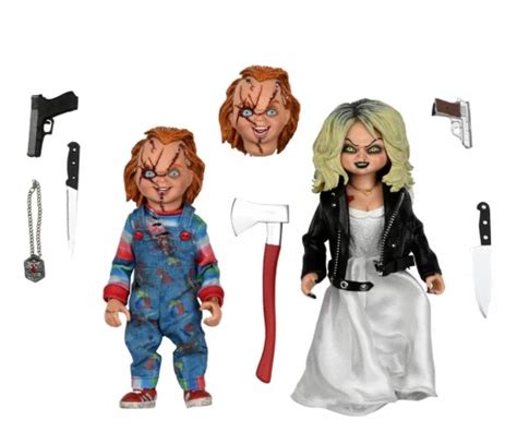 Action Figure Ultimate Chucky And Tiffany 2 Pack A Noiva De Chucky Mkp