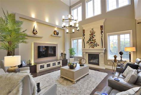 living room high ceiling decoration for living room with large wall large wall decorating