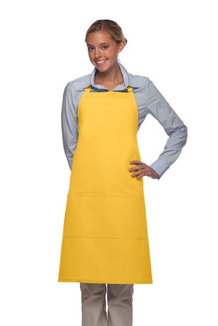 Shop By Color Yellow Adult Yellow Full Length Bib Aprons