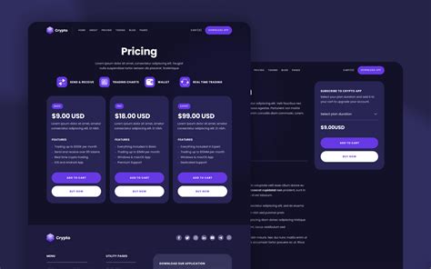 Cryptocurrency And Blockchain Webflow Template Crypto Brix Templates