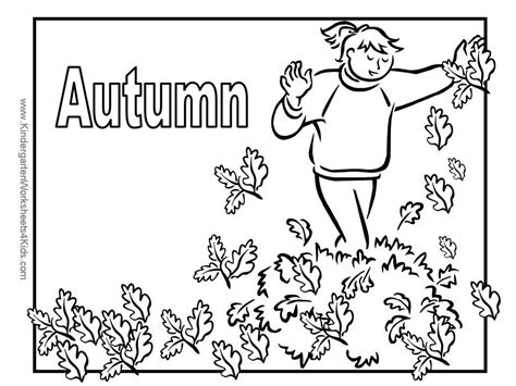 Autumn Colouring Pages For Children Coloring Home