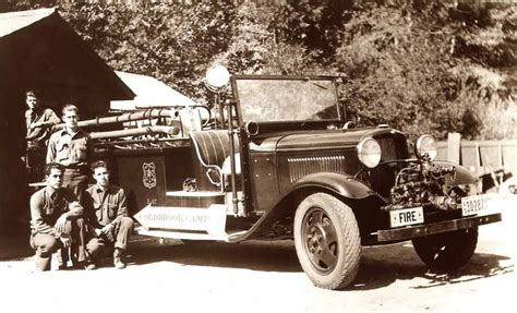 Tanker Engine Usfs Wildland Fire Firefighting Vintage Antique History