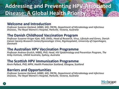 Addressing And Preventing Hpv Associated Disease A Global Health