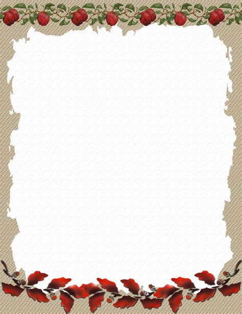 7 Best Images Of Free Fall Printable Stationery Borders Free