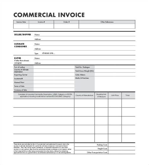 33 International Invoice Template Word Background Invoice Template Ideas