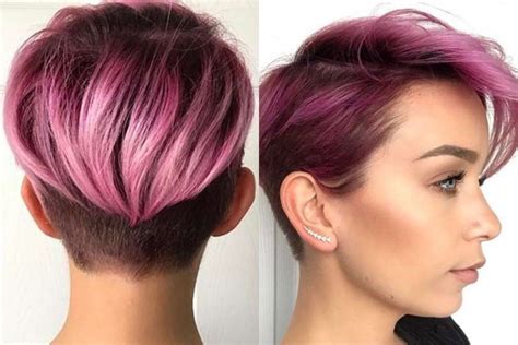 Short Purple Hairstyles 2017 Fashion And Women