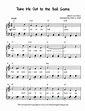 Take Me Out to the Ball Game: Free early intermediate piano sheet music ...
