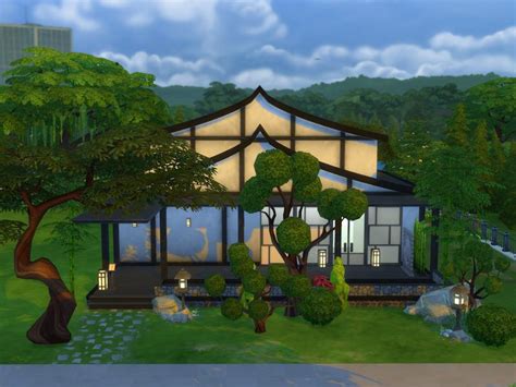 Sims 4 Japanese Gyudon Restaurant Lot