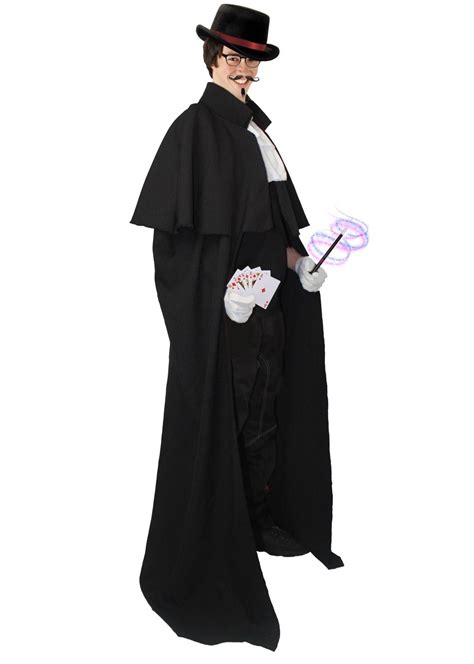 Adults Unisex Black Magician Cape Only Magic Fancy Dress Accessory Ebay