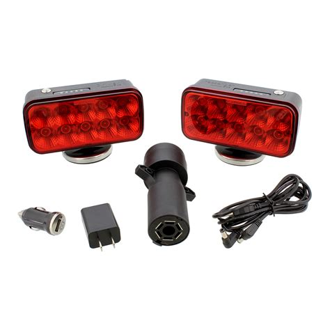 Because installation works related to electricity in this case, you can go with one of universal trailer wiring kits the aftermarket offers today. ABN Wireless Tow Lights - Rechargeable Car Towing Lights LED Trailer Light Kit - Walmart.com ...
