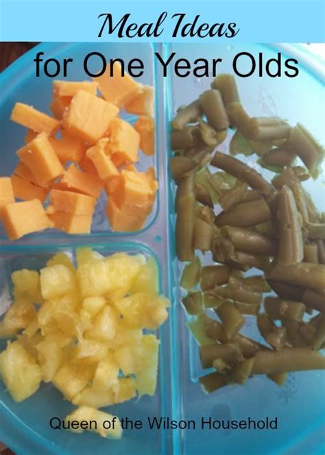 7 days of ideas for breakfast, lunch, and dinner. Simple Meal Ideas for One Year Olds | Baby food recipes ...