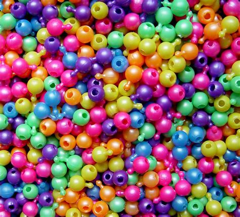 10mm Pop Beads Pearl Multi Colors 144pc 819110