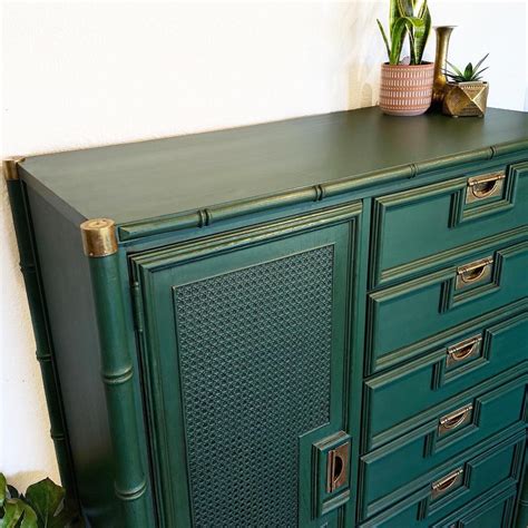 Green Painted Furniture Painting Furniture Painting Projects Vintage