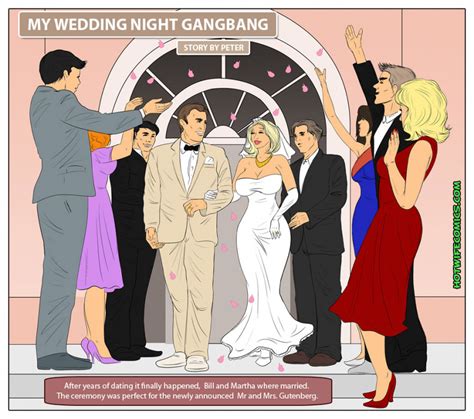 Hotwifecomics My Wedding Night Gangbang