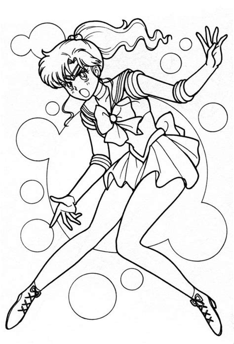 Sailor Jupiter Coloring Page Coloring Pages Pinterest 294727 Dc