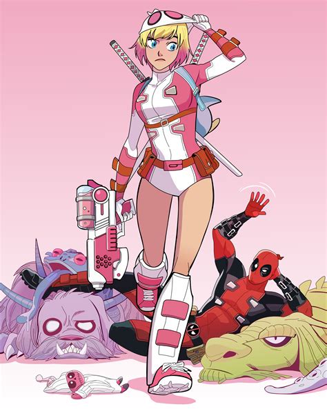 Artstation Gwenpool Vector Art