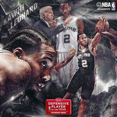 Would you like to write a review? Spurs Kawhi Leonard 2015 NBA DEFENSIVE PLAYER OF THE YEAR ...