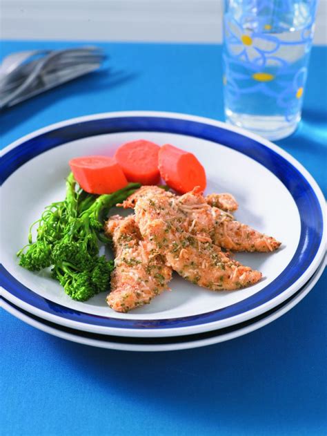 Depending on the size of the chicken tenderloins you use, these times may vary slightly. Oven-baked parmesan chicken tenderloins - Healthy Food Guide