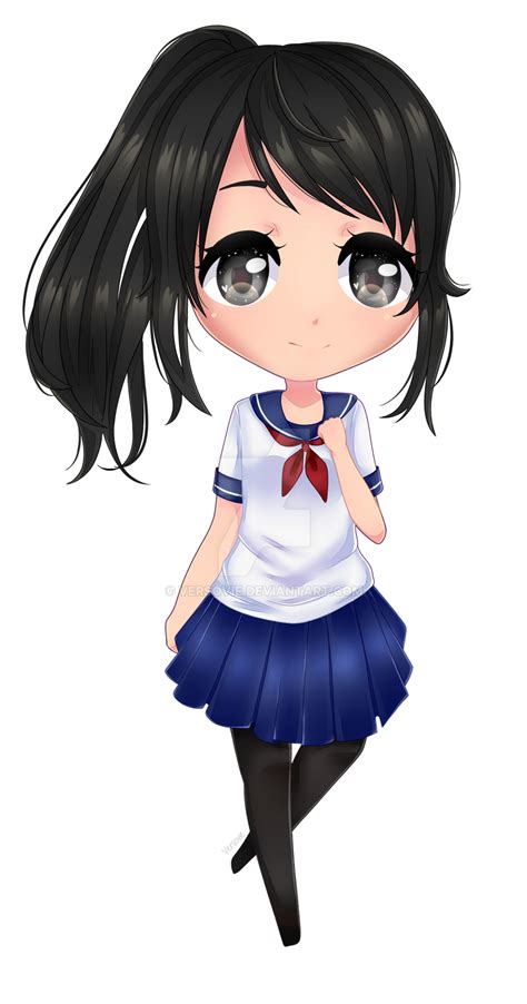 Ayano Aishi Chibi Yandere Simulator By Versovie On Deviantart