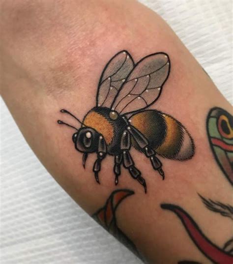 Bumblebee Tattoo Meaning Bumble Bee Tattoos Designs Ideas And