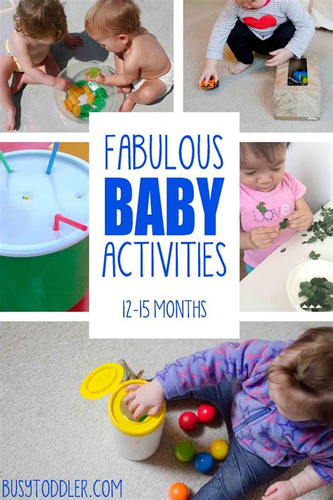 20 Fun And Easy Baby Activities Busy Toddler