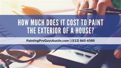 How Much Does It Cost To Paint The Exterior Of A House Painting Pro