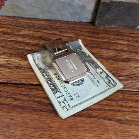 Get free personalization and free shipping on all personalized gifts, custom engraved gifts, and more at things engraved. Folding Money Clip Personalized Engraved Initial