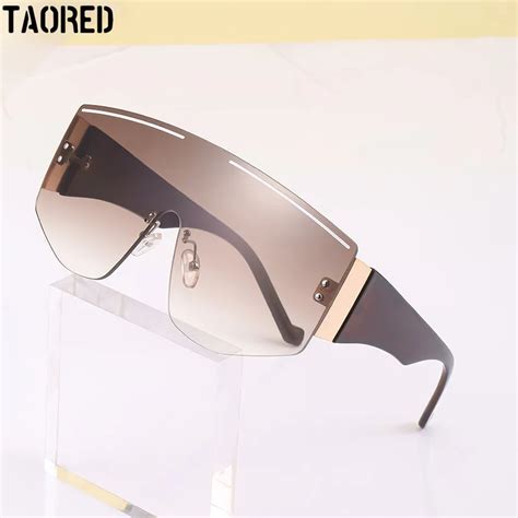 new trendy fashion women s sunglasses oversized shield frame elegant eyeglasses designer luxury