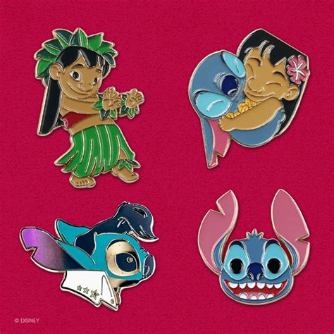 Lilo And Stitch Enamel Pins Now Available From Mondo