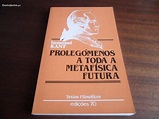 "prolegómenos A Toda A Metafísica Futura" De Kant | Livros, à venda ...