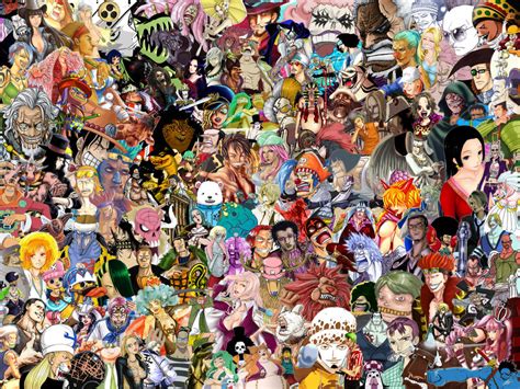 One Piece Character Collage By Wood5525 On Deviantart