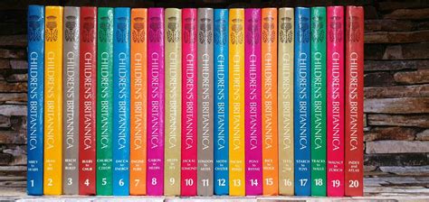 Childrens Britannica 1985 Complete 20 Book Encyclopaedia Set