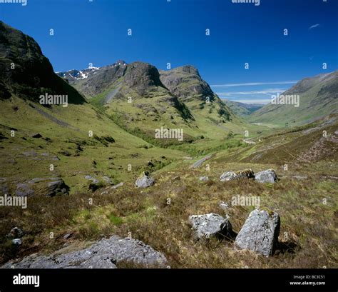 The Three Sisters Of Glencoe Scotland Stock Photo Alamy