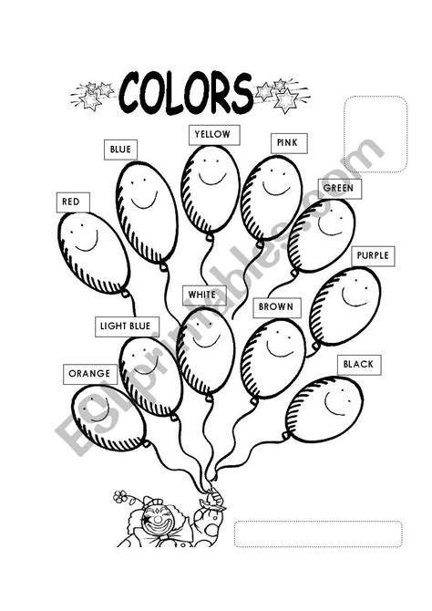 Colours Esl Worksheet By Esth