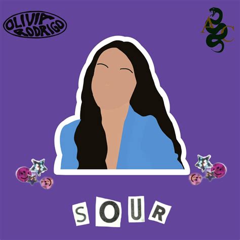 Olivia Rodrigo Sour Inspired Stickers Etsy