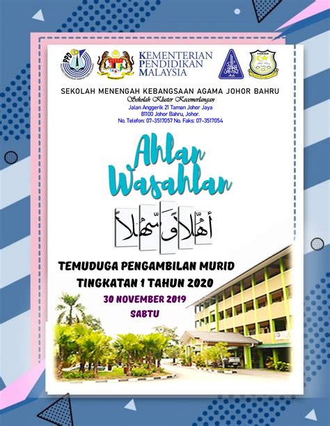 Makluman notis penutupan sementara ibu pejabat majlis agama islam negeri johor, aras 5, blok b, pusat islam iskandar johor pada 5 hingga 6 mei 2021 bagi tujuan. Sekolah Menengah Agama Johor Bahru