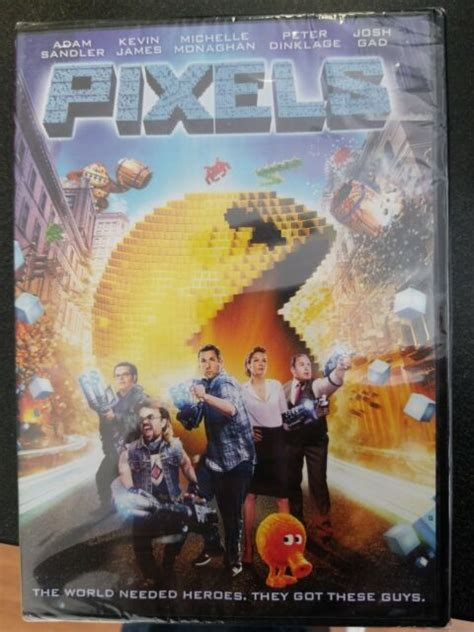 Pixels Dvd 2015 Adam Sandler Kevin James New Sealed Ebay