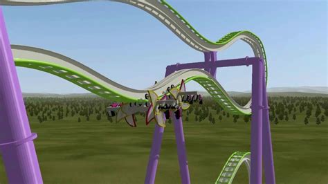 Intamin Amusement Rides New Zac Spin Coaster Animation Youtube