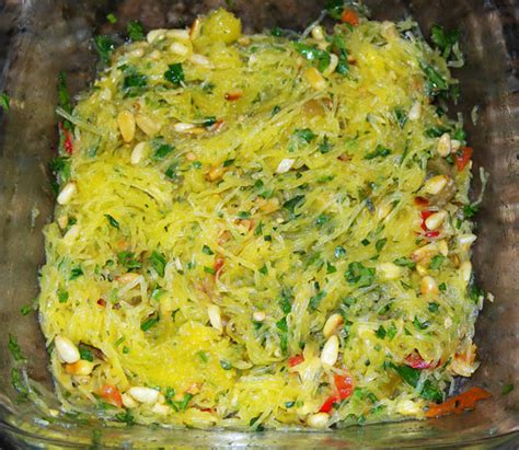 Whats Cooking Wednesday Garlic And Herb Spaghetti Squash Terry Odell