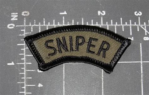Us Us Army Ranger Sniper Patch Tab Special Operations Forces Ops 75th