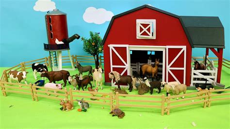 Farm Barnyard Animal Figurines Youtube