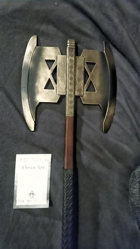 Bought The Official Gimlis Axe As A Yule Present For My Roomate He Was