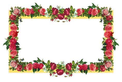 Border Flowers Png Clipart Best